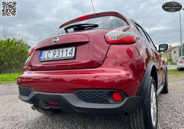 Nissan Juke cena 48500 przebieg: 144000, rok produkcji 2015 z Radymno małe 781